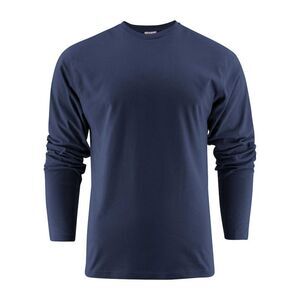 Printer Unisex Adult Heavier Pro Long-Sleeved T-Shirt / Navy